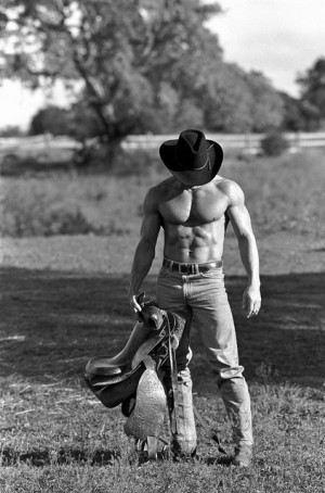 Pensive, navel-gazing cowboy says work day is over