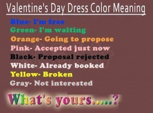 2014 valentines Day Dress Code With Meaning