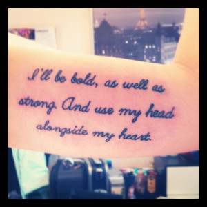 bicep quote tattoos