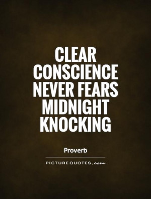 Clear Conscience Quotes