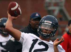 Solomon beefed up, ready to compete for next year’s QB job