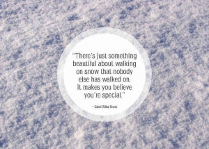 Community: 25 Beautiful Quotes About Snow