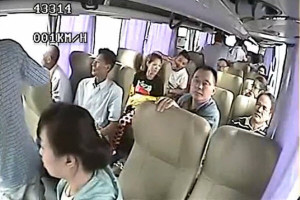 chinese-tour-bus-coach-rear-ended-while-reversing-on-highway ...
