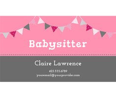 ... business card templates babysitter business business cards templates