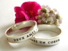 Deux Ames Un Coeur French Posey Ring Next tattoo phrase? I like the ...