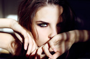 beautiful, eyes, girl, green eyes, hair, portrait photography, pretty ...
