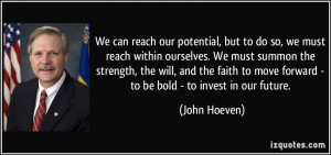 , but to do so, we must reach within ourselves. We must summon ...
