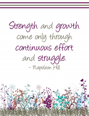 Strength and growth
