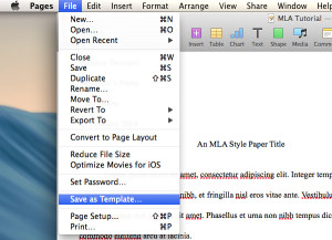 How To Create an MLA Template in Word and Pages