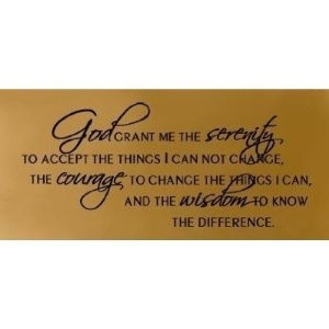 ... Serenity Prayer 23x18 bible verse quote wall sayings: Home & Kitchen