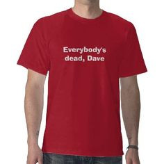 ... based on a line from Red Dwarf. Shockingly, someone bought one :) More