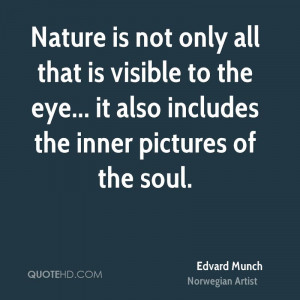 Edvard Munch Nature Quotes
