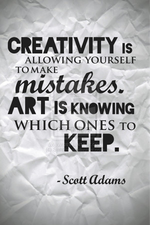 Scott Adams Quote Poster by Sjatcko