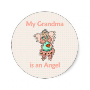 Grandma Angel Stickers