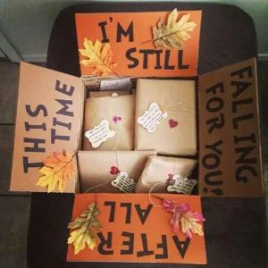 After all this time I'm still falling for you Cute fall care package ...