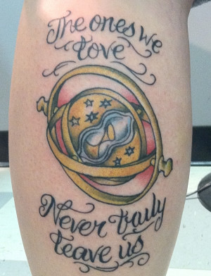 ... Harry potter, Harry Potter Tattoo, Time Turner, The ones we love never