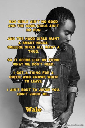 Wale: Bad Girl