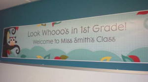 Owl Classroom Banner