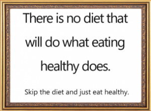 Printable Eating Healthy Quote