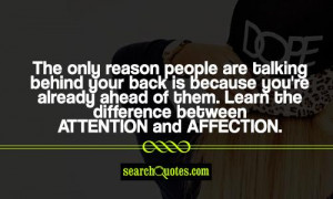 Talking Behind Peoples Backs Quotes