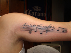 41 Harmonious Music Tattoo For 2013
