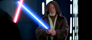 This Lightsaber was created by Obi-Wan Kenobi. It was his third ...