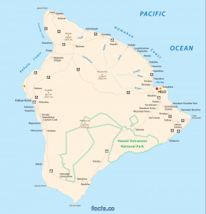 Big Island Hawaii Map