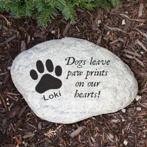 Personalized Pet Memorial Stepping Stone for Dogs