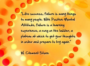 Clement Stone Quote. WC Stone was a philanthropist millionaire who ...