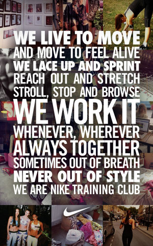 Welcome to Nike Training Club. #performance #style