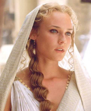 Helen of Troy - played by Diane Kruger in TROY the movie