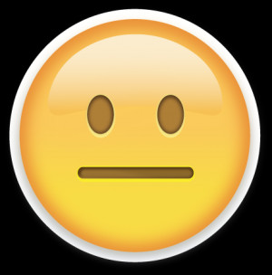 Smiling Emoji Png Emoji face neutral face