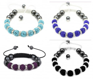 wholesale shamballa bead bracelets gold crystal disco at lower price