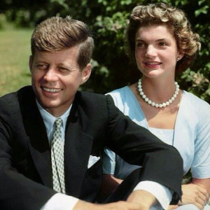 president john f kennedy and first lady jacqueline kennedy in hyannis ...