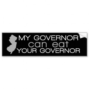 Funny New Jersey - Chris Christie Car Bumper Sticker