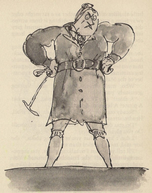 the Trunchbull by illustrator Quentin Blake
