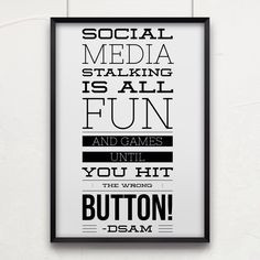 Stalking quote Funny quotes about social media stalking #instagram # ...