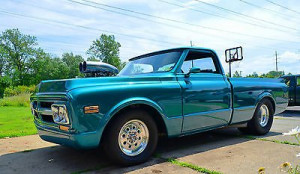 1969 gmc short bed pro street blower truck pickup hot rod chevy c10 ...