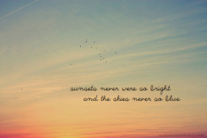 inspirational, pretty, skies, sunsets, text