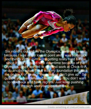 Gymnastics Gabby Douglas Quote From