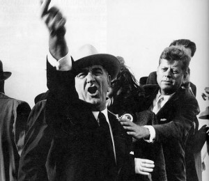 President Jack Kennedy tried to restrain soon to be President Lyndon ...