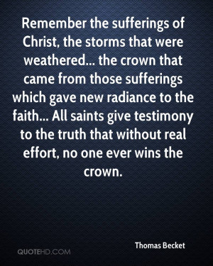 Thomas Becket Faith Quotes