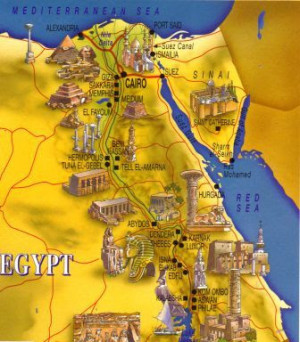 Ancient Egyptian Map
