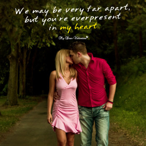 Missing You Picture Quote - We may be very far