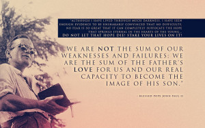 Sum of our weaknesses and fears