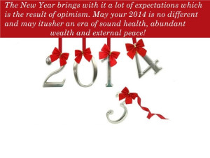 Happy New Year 2014 Quotes