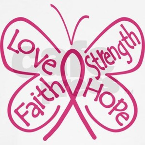 Breast Cancer Butterfly Hope T-Shirt