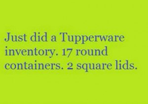 Tupperware inventory