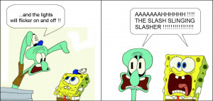 SpongeBob The Graveyard Shift by dj-vegan