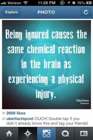 Sad Quotes About Being Ignored Being ignored quote .